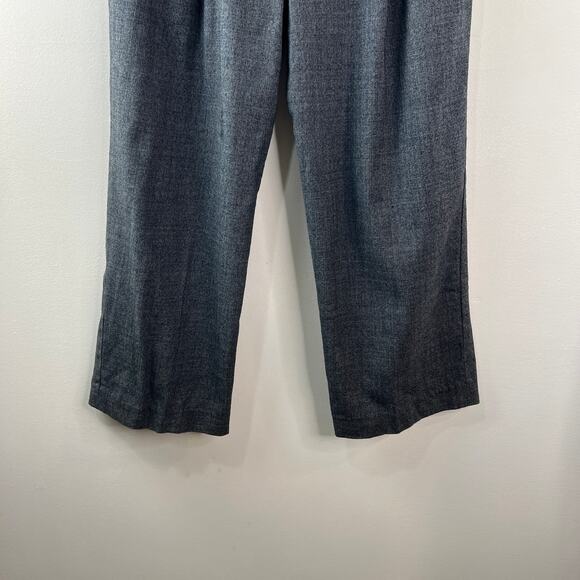 THEORY Blue Dress Pants Wool Pleated Straight Leg Formal Business Oxford Size 2 - Picture 3 of 8